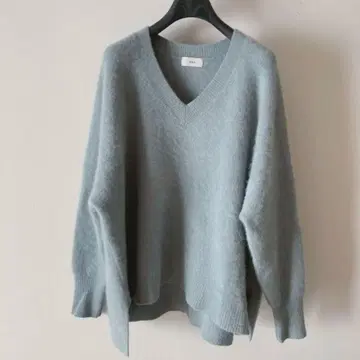 이에나 *푹신푹신 기모감 라쿤 루즈 빅 퍼 니트