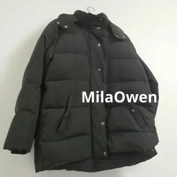 MilaOwen 블랙 충전솜 다운 자켓