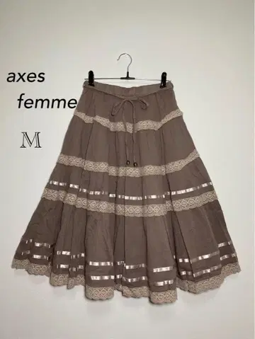 [새상품] axes femme M 사이즈 롱 스커트
