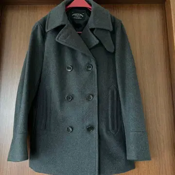 UNITED ARROWS 울 피코트 그레이