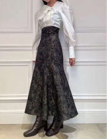 메루카리 내 최저가 SNIDEL 스나이델 헴 플레어 머메이드 스커트