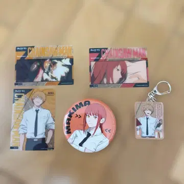 체인소 맨 레제편 마키마 덴지 클리어 카드 아크릴 키링