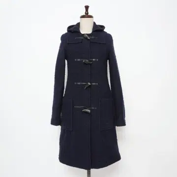 Gloverall 더플 코트 후드 부착 네이비 사이즈 34*LD1417