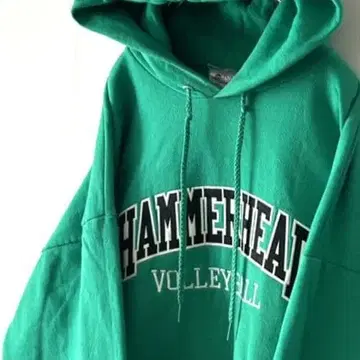 포트&컴퍼니 HAMMERHEAD 자수 후드티 XL 그린 구제 의류