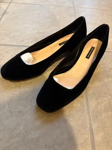 파비오 스코르니 IENA 블랙 펌프스 벨벳 24 24.5