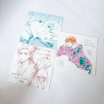 free! 영화 특전 코스터 타치바나 마코토 하즈키 나기사 시즈루 로미오