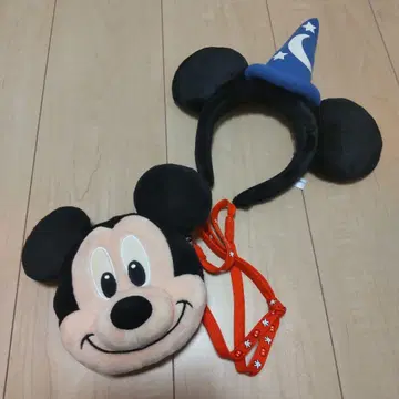 미키마우스 머리띠와 파우치 세트