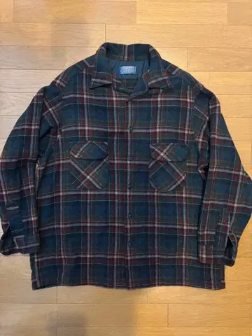70s PENDLETON 펜들턴 보드 셔츠 울 셔츠