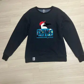 CHUMS 프린트 로고 맨투맨 M 사이즈