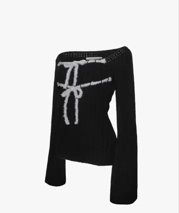 THEREDTHREAD S rib knit tops ribbon