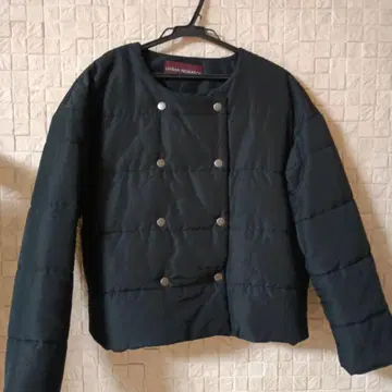 URBAN RESEARCH 블랙 퀼팅 자켓