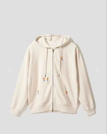 graniph 골드 컬러 갓슈 후드티