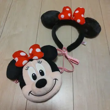미니 마우스 머리띠 파우치 세트