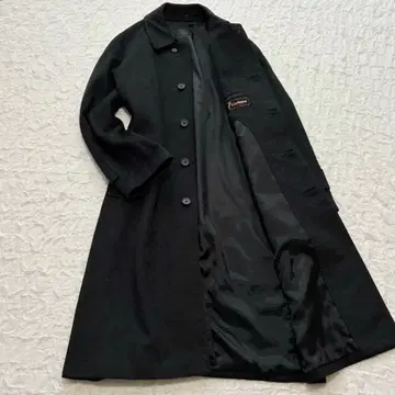 인티메이지 스탠칼라 롱 코트 98-7 캐시미어 100% 오피스