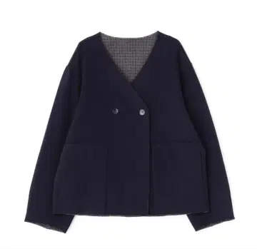 human woman 리버 숏 자켓 블루종 네이비 M 사이즈