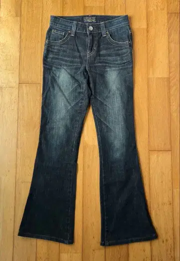 썸씽 비너스 진 부츠컷 다크 네이비