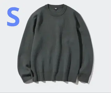 UNIQLO 워셔블 밀라노 리브 크루넥 스웨터