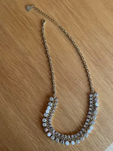 골드 체인 비즈 목걸이