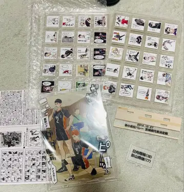 하이큐 아크릴 타일 아크릴 스탠드 카게야마 히나타 코즈메 켄마