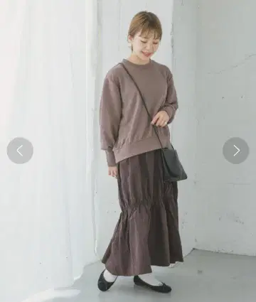 새상품 ITEMS URBANRESEARCH 맨투맨 도킹 원피스