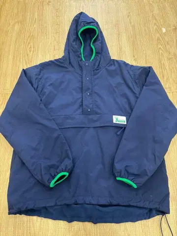 Jams 후드 부착 네이비 풀오버