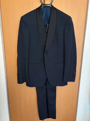 3종 세트 BEAMS 와타베 웨딩 턱시도 S 수트 네이비