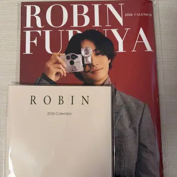 후루야 로빈 2026년 달력 Card Book calendar 세트