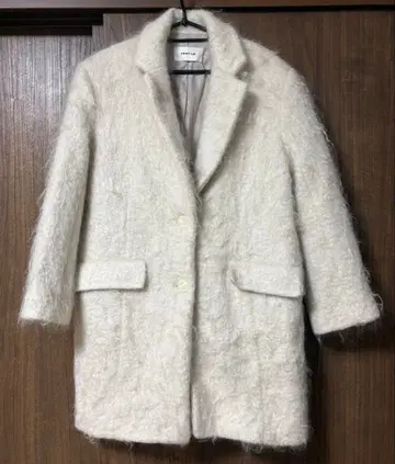 FRAY I.D 테일러드 샤기 코트