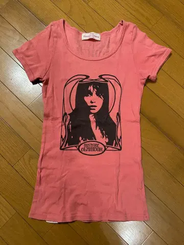 HYSTERIC GLAMOUR 핑크 T셔츠