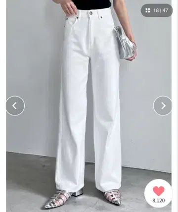 리디 Re:edit 코튼 데님 배기 팬츠