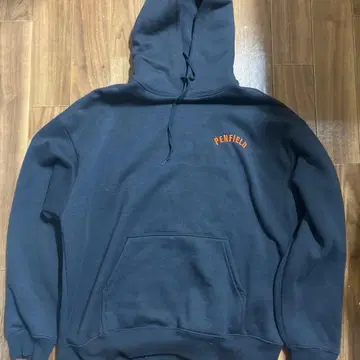 Penfield 차콜 후드 부착 후드티