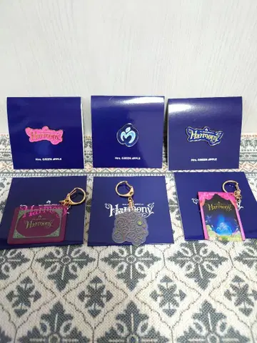 미세스 그린애플 하모니 가챠 핀즈 키링 묶음 판매