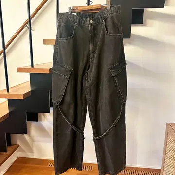 ZARA 데님 팬츠 블랙