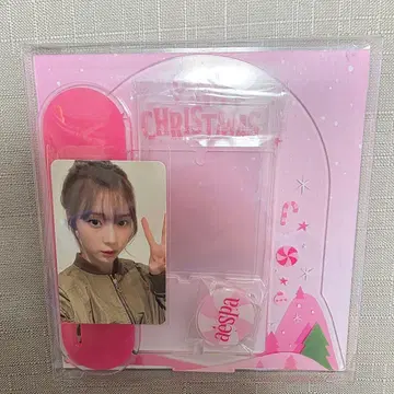 aespa 핑크 크리스마스 아크릴 스탠드 윈터 2025