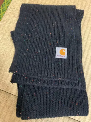 Carhartt Black 니트 머플러