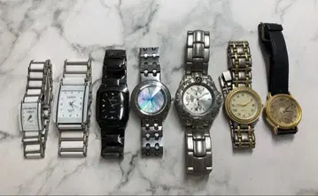 정크 손목시계 모음 7점 세트 다이버즈 페어