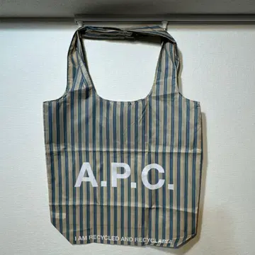 [ 새상품급 ] A.P.C. 스트라이프 에코백 리사이클