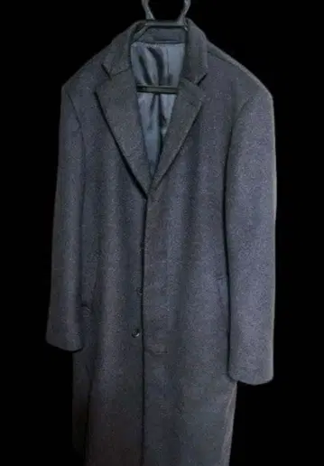 PACO HOMME 캐시미어 혼방 롱 코트 남성용 L 이탈리아제 원단