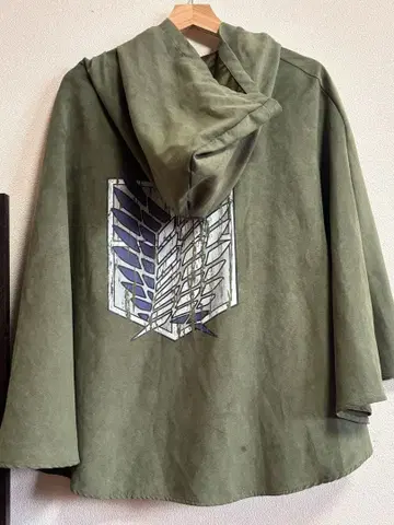 진격의 거인 조사병단 후드 부착 망토 USJ 공식 굿즈