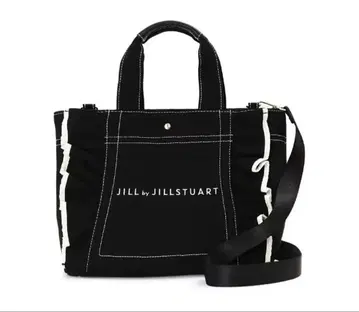 질 바이 질 스튜어트 프릴 토트백 블랙