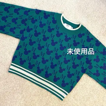 [ 미사용 새상품 ] MOUSSY disney 미키 숏 기장 스웨터