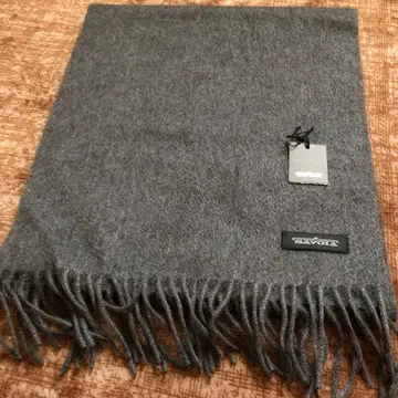 SAVOIA 캐시미어100% 그레이 머플러 30 x 150cm