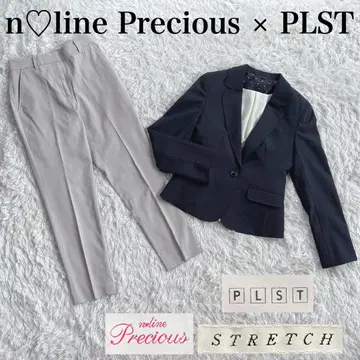 컨디션 최상 엔라인 프레셔스 플라스테 세트 코디 셋업 실크 혼방