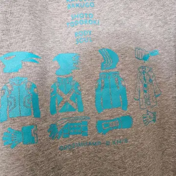 히로아카 나의 히어로 아카데미아 WHM 스케치 아트 후드티 L