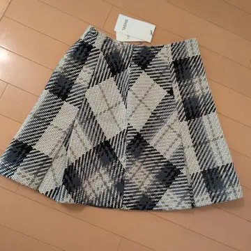 SNIDEL 체크 무늬 스커트 사이즈 0