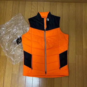 FJ 오렌지 블랙 남성용 베스트