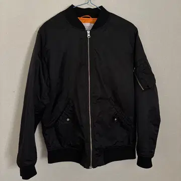 블랙 MA-1 플라이트 자켓