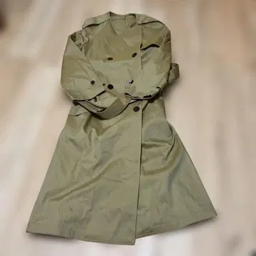 Theory 올리브 더블 브레스트 트렌치코트 S 사이즈