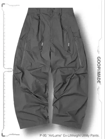 goopimade Ex-LtWeight Utility Pants iron