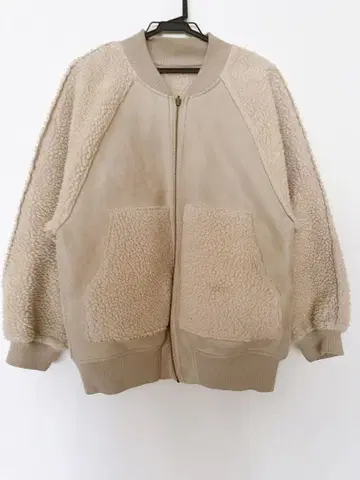 스웨이드풍 보아 자켓 봄버